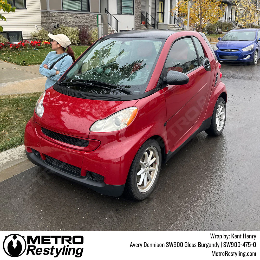 Avery Dennison SW900 Gloss Burgundy Vinyl Wrap | SW900-475-O - Image 10