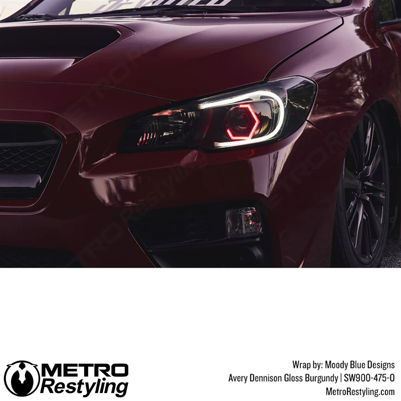 Avery Dennison SW900 Gloss Burgundy Vinyl Wrap | SW900-475-O - Image 3