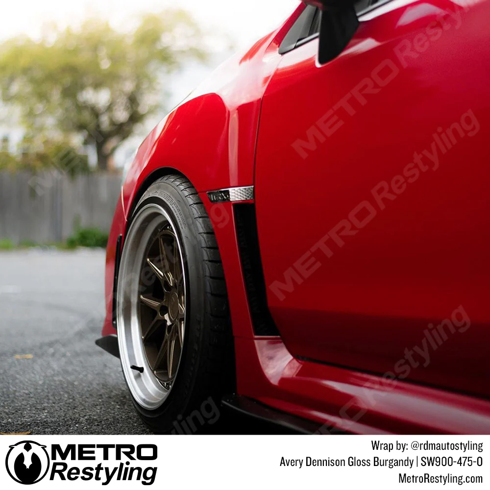 Avery Dennison SW900 Gloss Burgundy Vinyl Wrap | SW900-475-O - Image 4