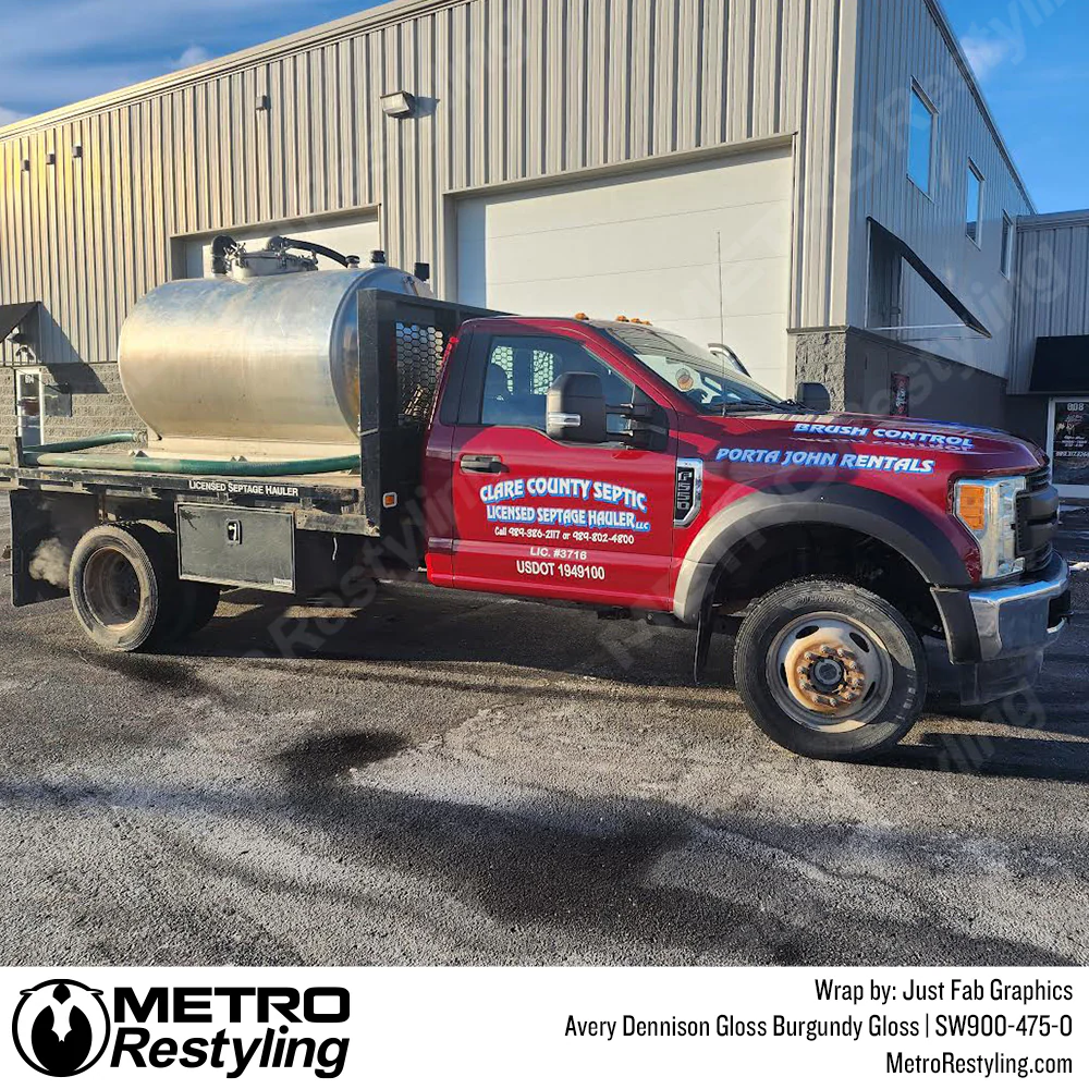 Avery Dennison SW900 Gloss Burgundy Vinyl Wrap | SW900-475-O - Image 7