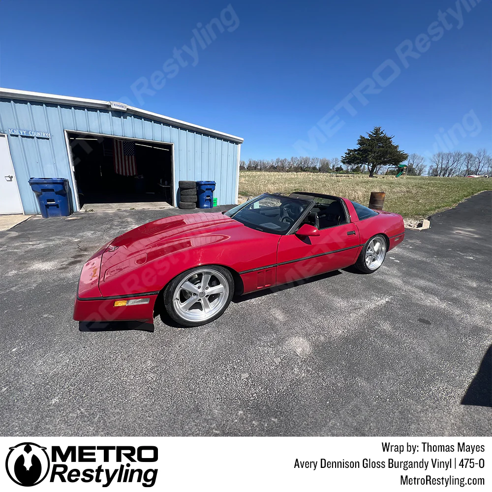 Avery Dennison SW900 Gloss Burgundy Vinyl Wrap | SW900-475-O - Image 8