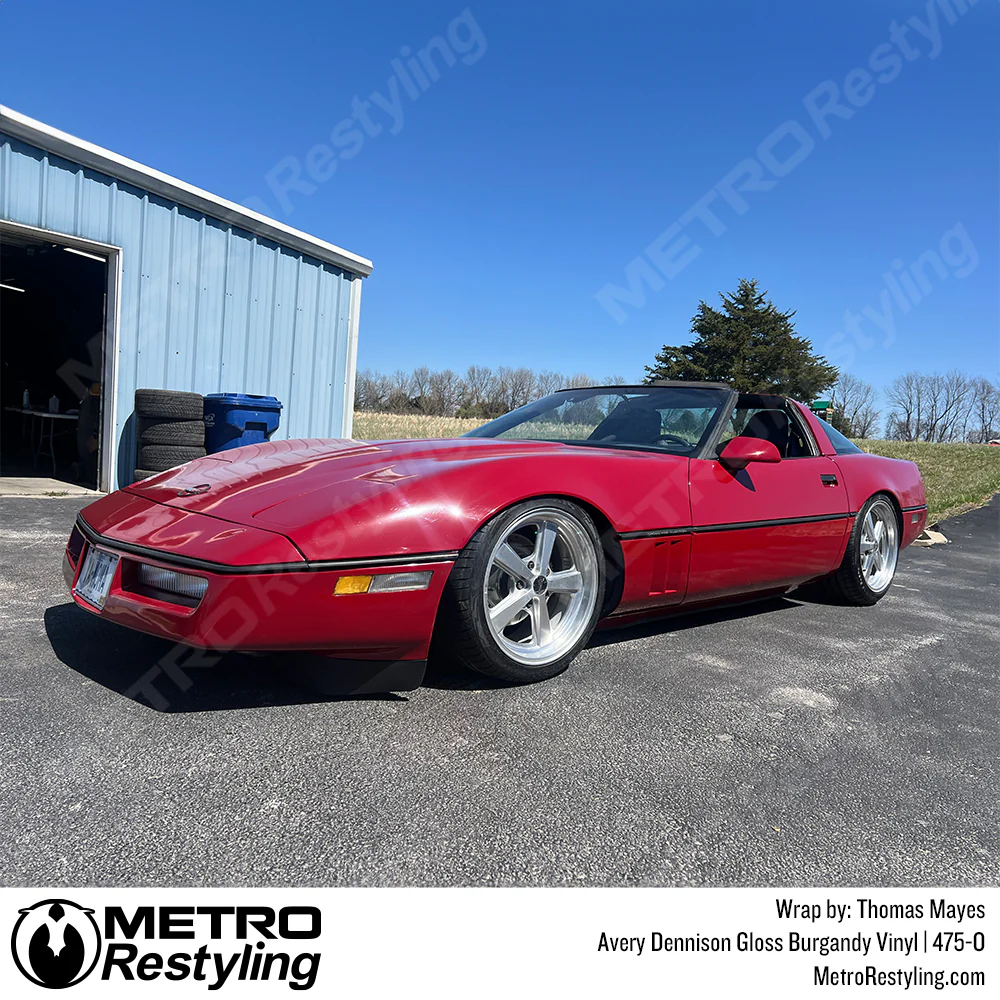 Avery Dennison SW900 Gloss Burgundy Vinyl Wrap | SW900-475-O - Image 9