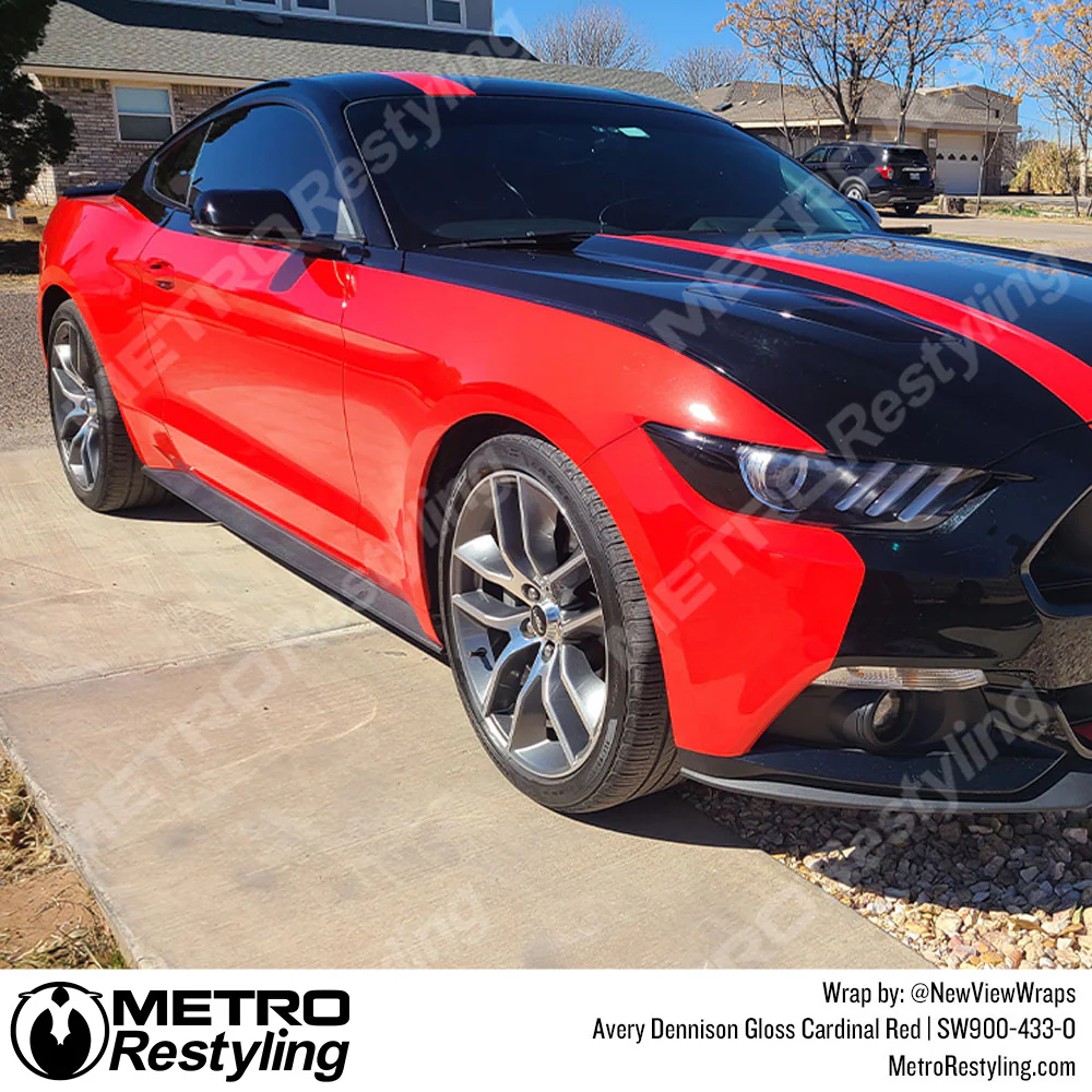 Avery Dennison SW900 Gloss Cardinal Red Vinyl Wrap | SW900-433-O - Image 3