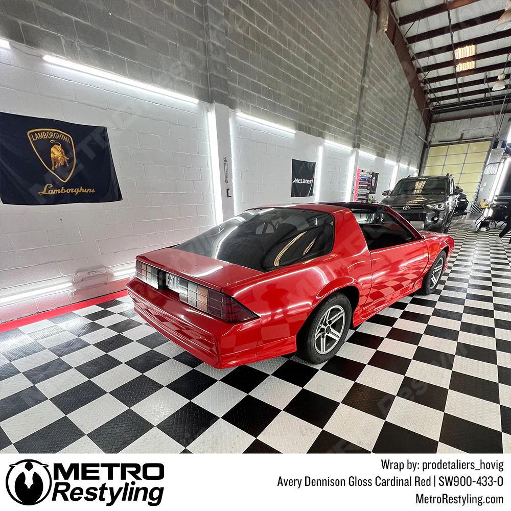 Avery Dennison SW900 Gloss Cardinal Red Vinyl Wrap | SW900-433-O - Image 7