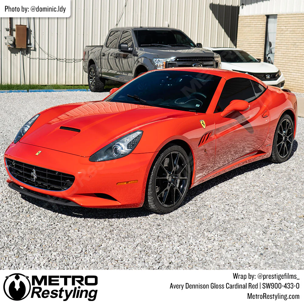 Avery Dennison SW900 Gloss Cardinal Red Vinyl Wrap | SW900-433-O - Image 9