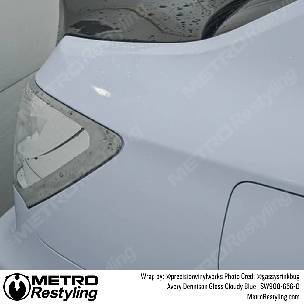 Avery Dennison SW900 Gloss Cloudy Blue Vinyl Wrap | SW900-656-O - Image 4
