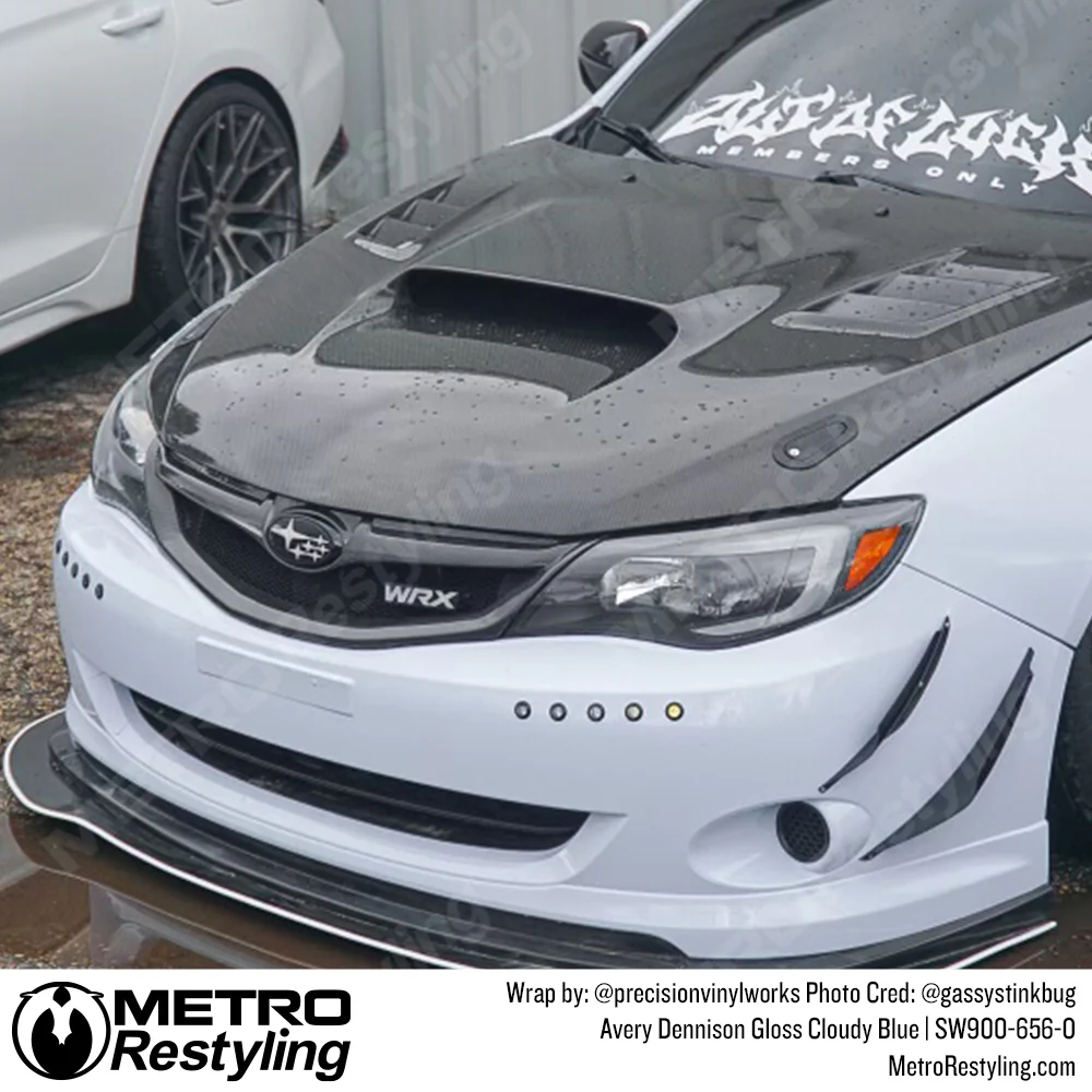 Avery Dennison SW900 Gloss Cloudy Blue Vinyl Wrap | SW900-656-O - Image 5