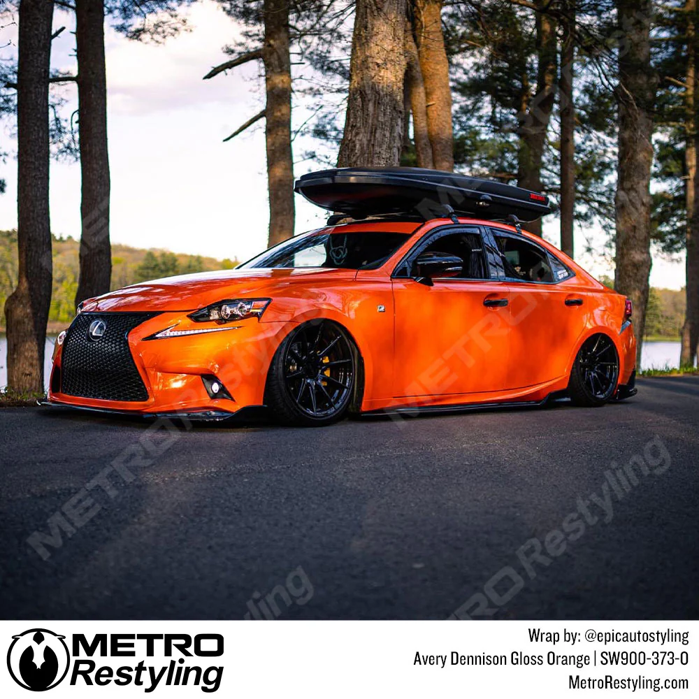 Avery Dennison SW900 Gloss Orange Vinyl Wrap | SW900-373-O - Image 12
