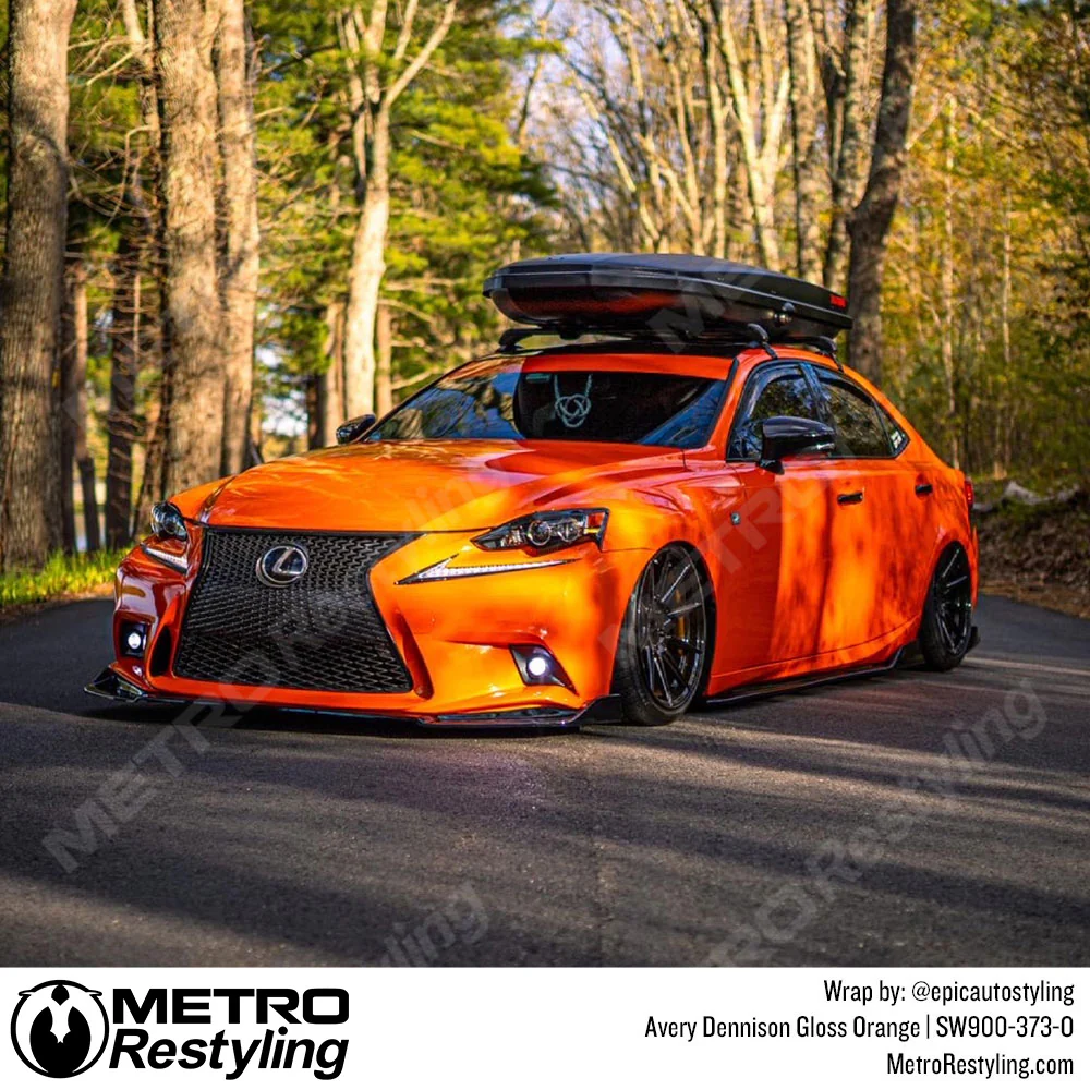 Avery Dennison SW900 Gloss Orange Vinyl Wrap | SW900-373-O - Image 13