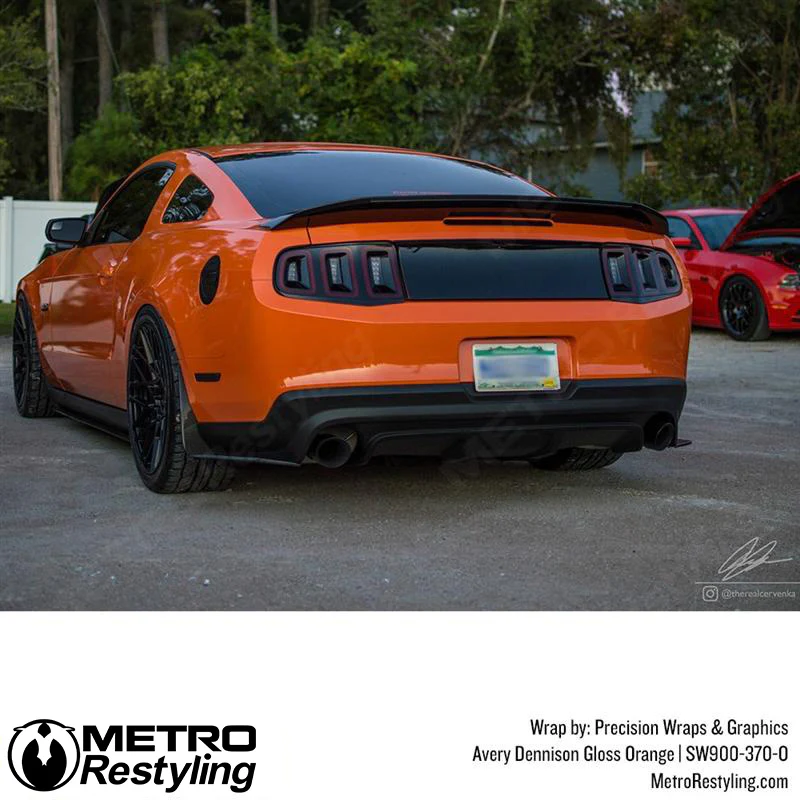 Avery Dennison SW900 Gloss Orange Vinyl Wrap | SW900-373-O - Image 16