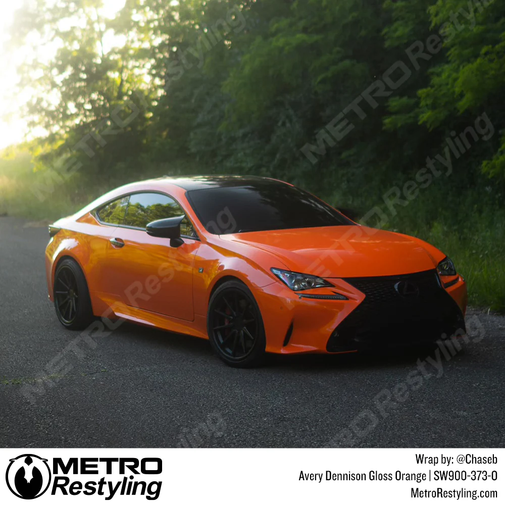 Avery Dennison SW900 Gloss Orange Vinyl Wrap | SW900-373-O - Image 3