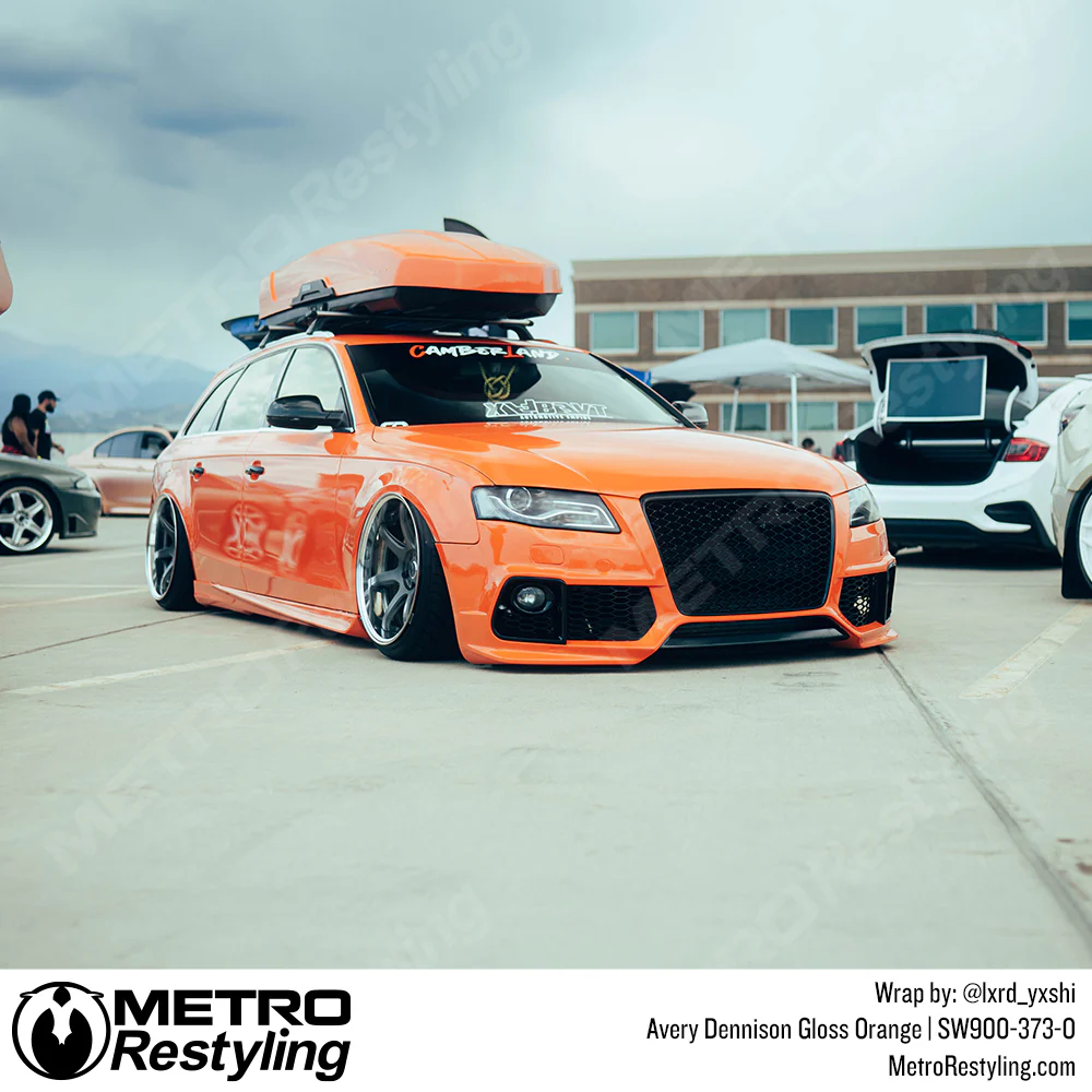 Avery Dennison SW900 Gloss Orange Vinyl Wrap | SW900-373-O - Image 5