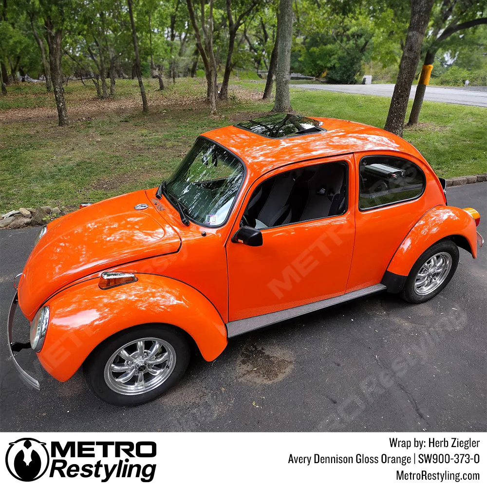 Avery Dennison SW900 Gloss Orange Vinyl Wrap | SW900-373-O - Image 7