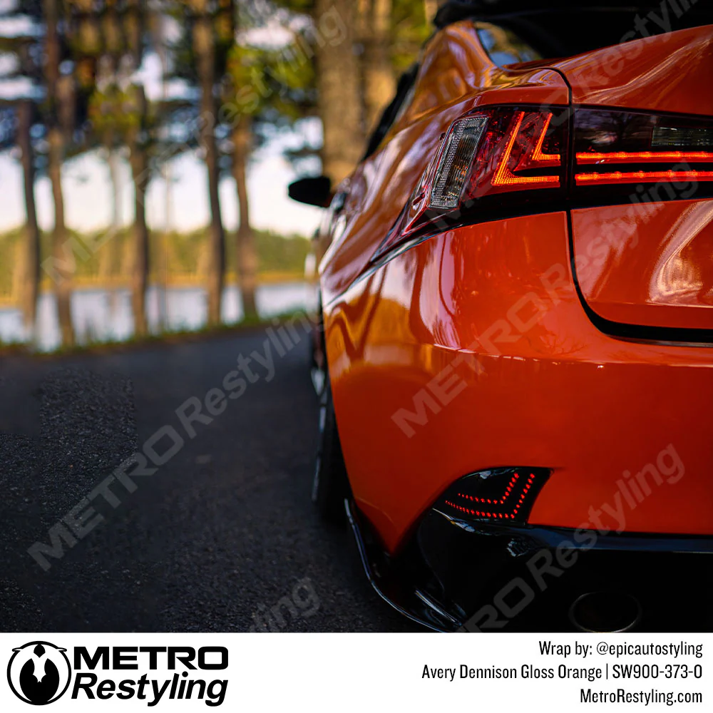 Avery Dennison SW900 Gloss Orange Vinyl Wrap | SW900-373-O - Image 9