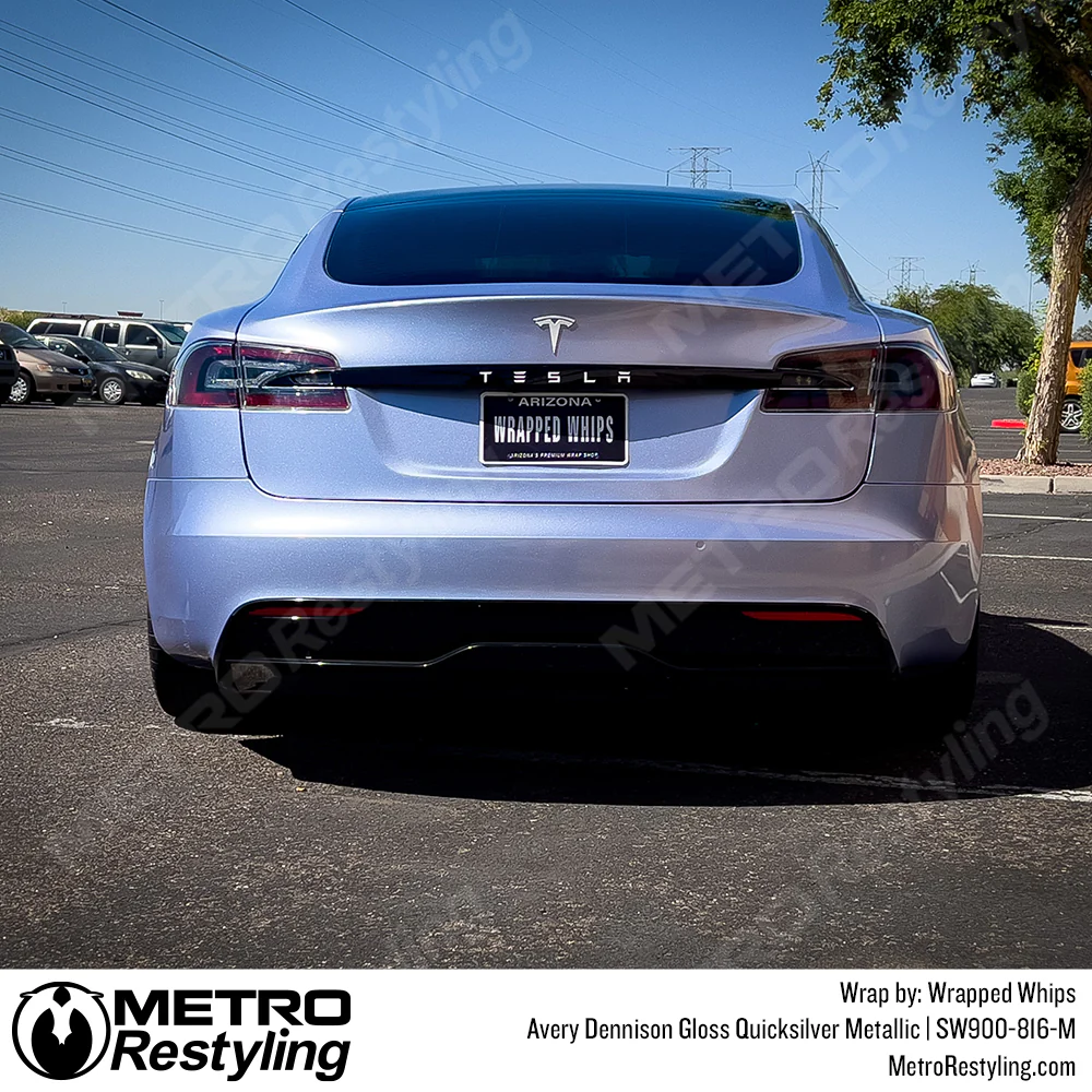 Avery Dennison SW900 Gloss Quicksilver Metallic Vinyl Wrap | SW900-816-M - Image 5