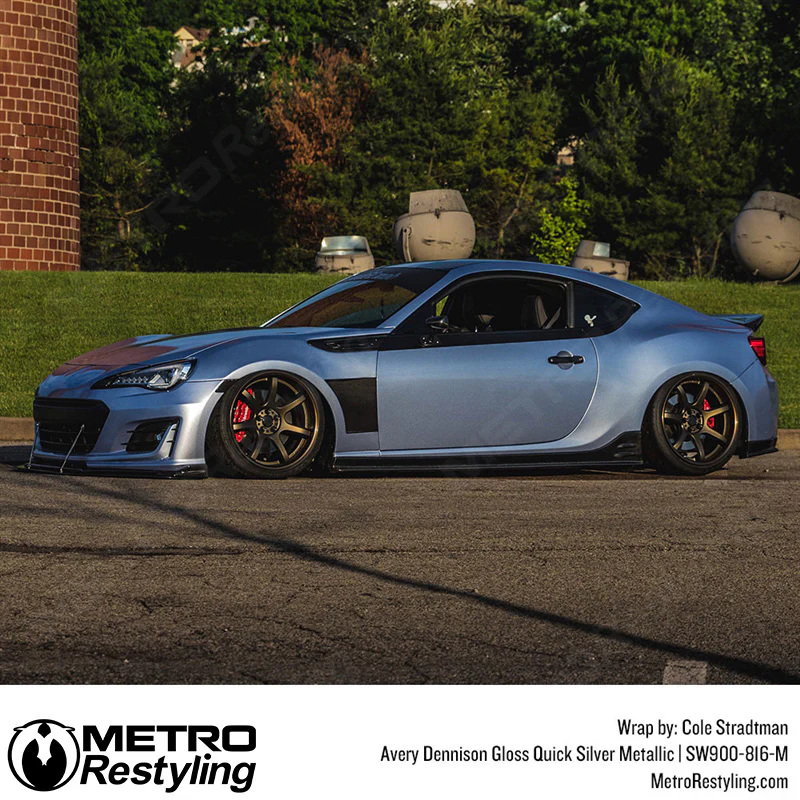 Avery Dennison SW900 Gloss Quicksilver Metallic Vinyl Wrap | SW900-816-M - Image 9