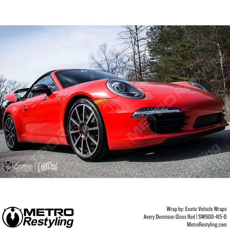 Avery Dennison SW900 Gloss Red Vinyl Wrap | SW900-415-O - Image 5