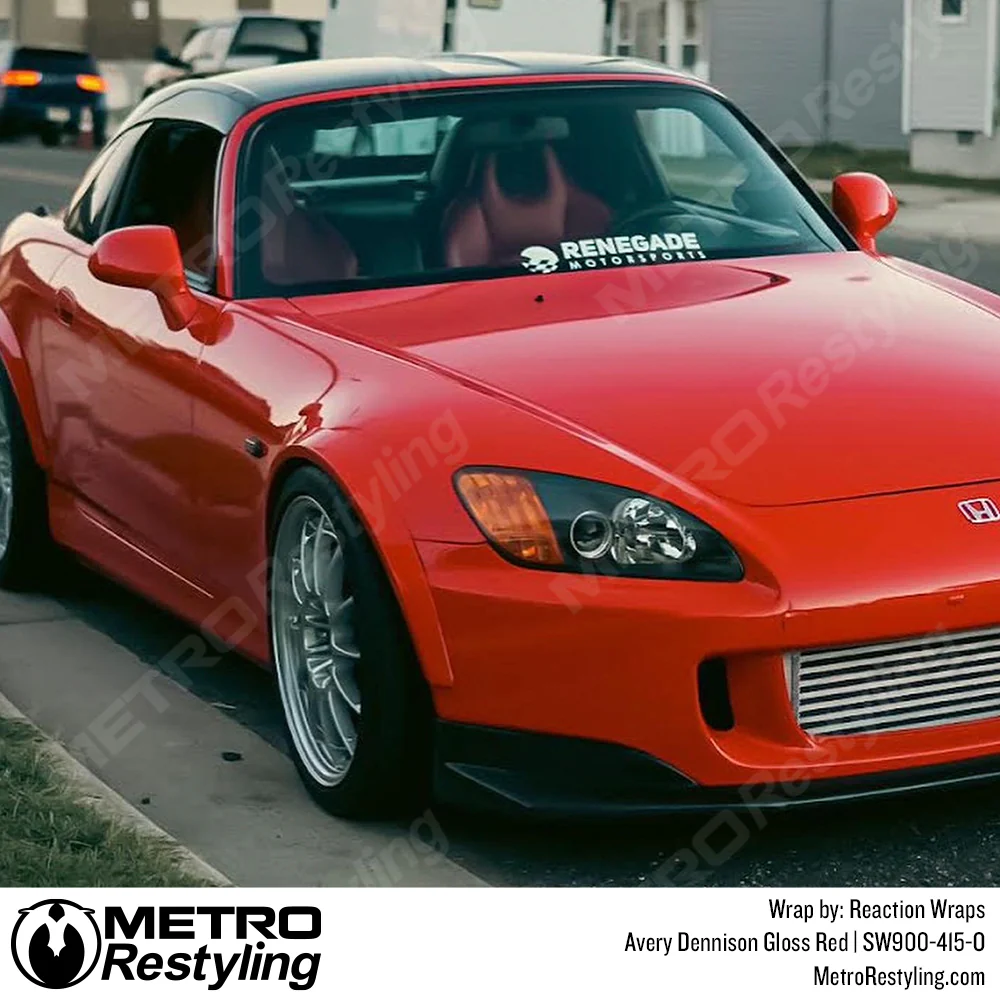 Avery Dennison SW900 Gloss Red Vinyl Wrap | SW900-415-O - Image 6