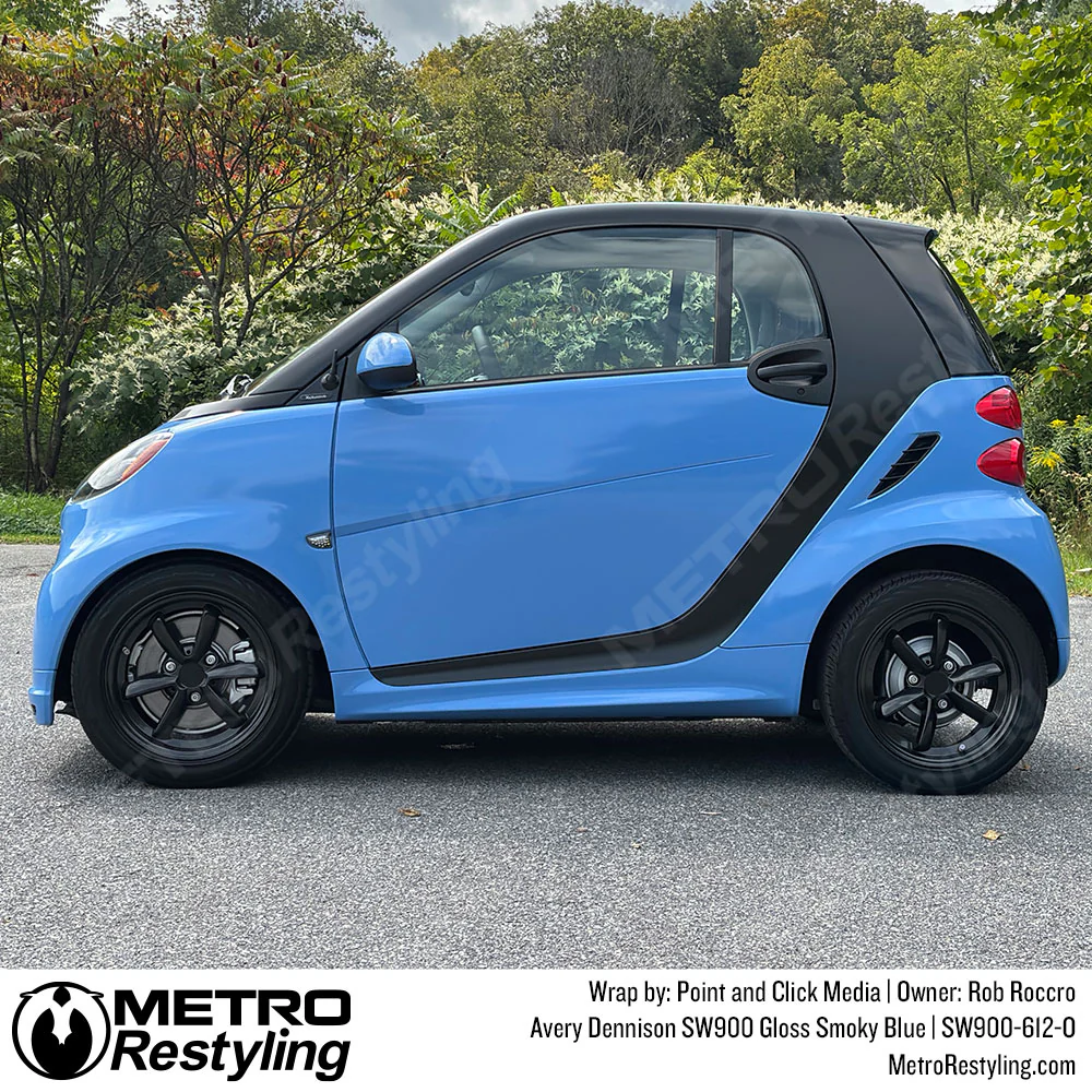 Avery Dennison SW900 Gloss Smoky Blue Vinyl Wrap | SW900-612-O - Image 11