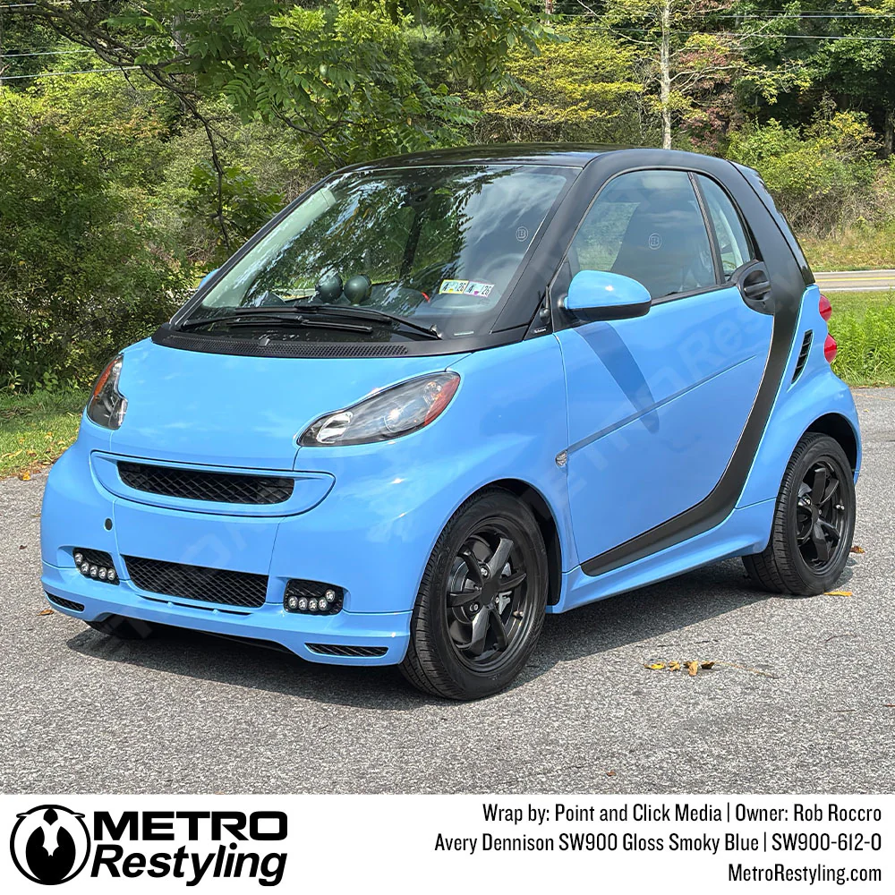 Avery Dennison SW900 Gloss Smoky Blue Vinyl Wrap | SW900-612-O - Image 5