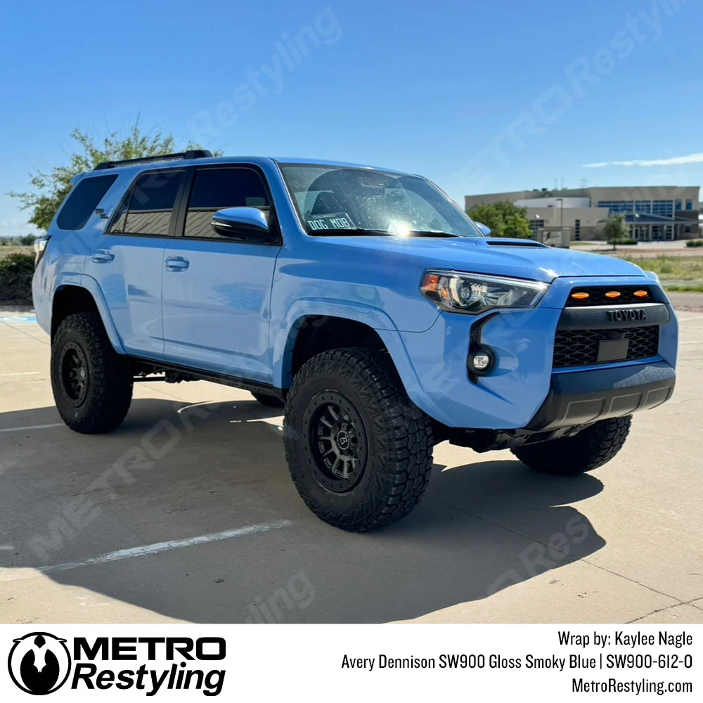 Avery Dennison SW900 Gloss Smoky Blue Vinyl Wrap | SW900-612-O - Image 6