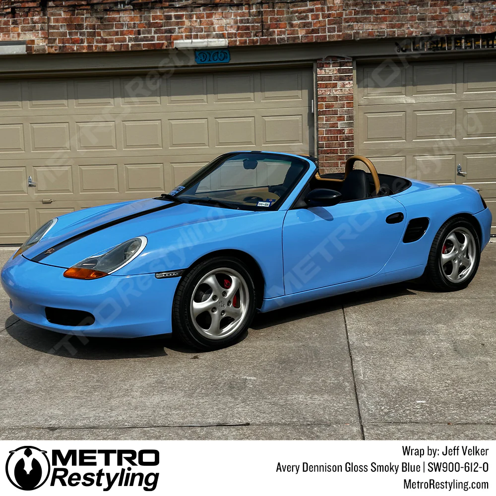 Avery Dennison SW900 Gloss Smoky Blue Vinyl Wrap | SW900-612-O - Image 7