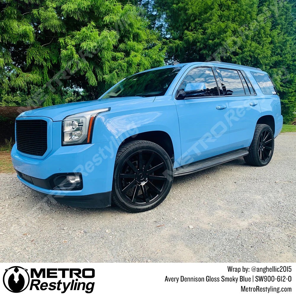 Avery Dennison SW900 Gloss Smoky Blue Vinyl Wrap | SW900-612-O - Image 8