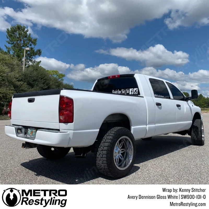 Avery Dennison SW900 Gloss White Vinyl Wrap | SW900-101-O - Image 7