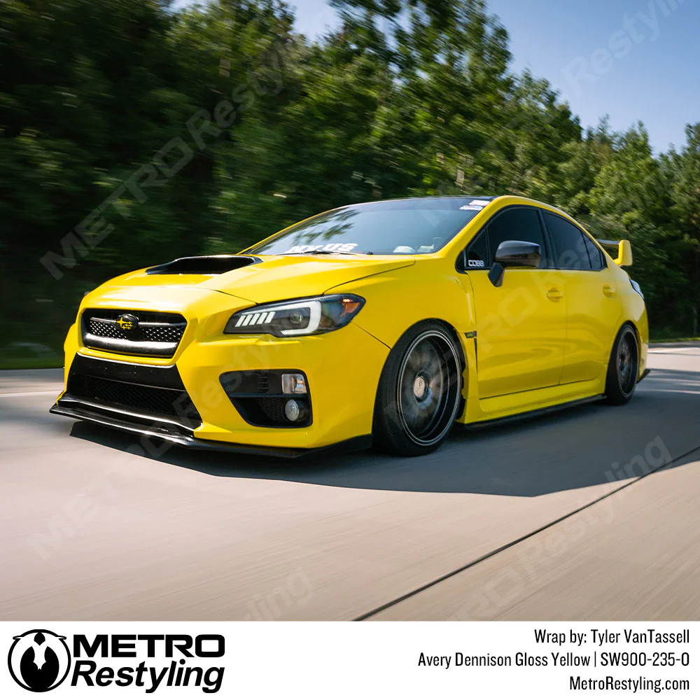 Avery Dennison SW900 Gloss Yellow Vinyl Wrap | SW900-235-O - Image 12