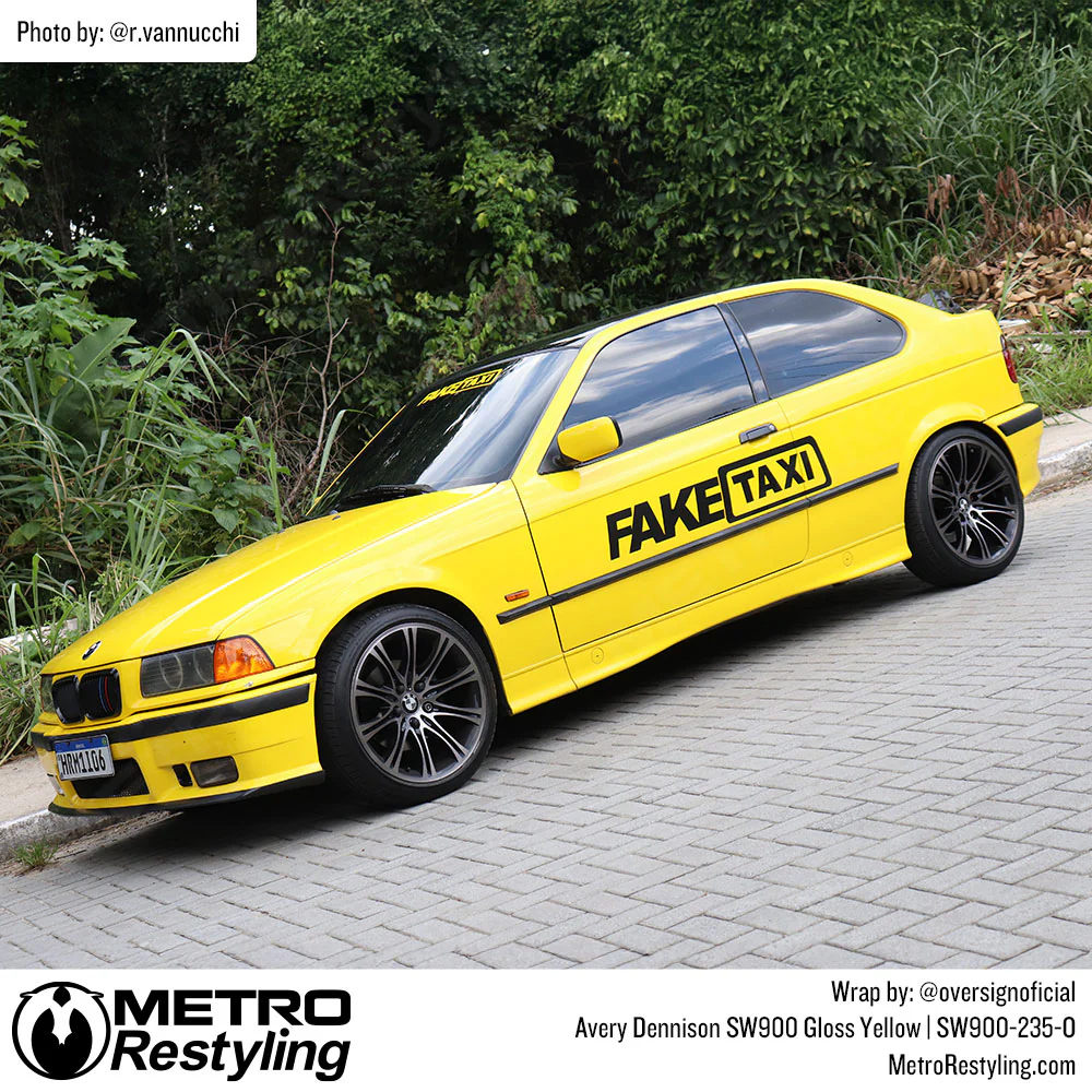 Avery Dennison SW900 Gloss Yellow Vinyl Wrap | SW900-235-O - Image 17