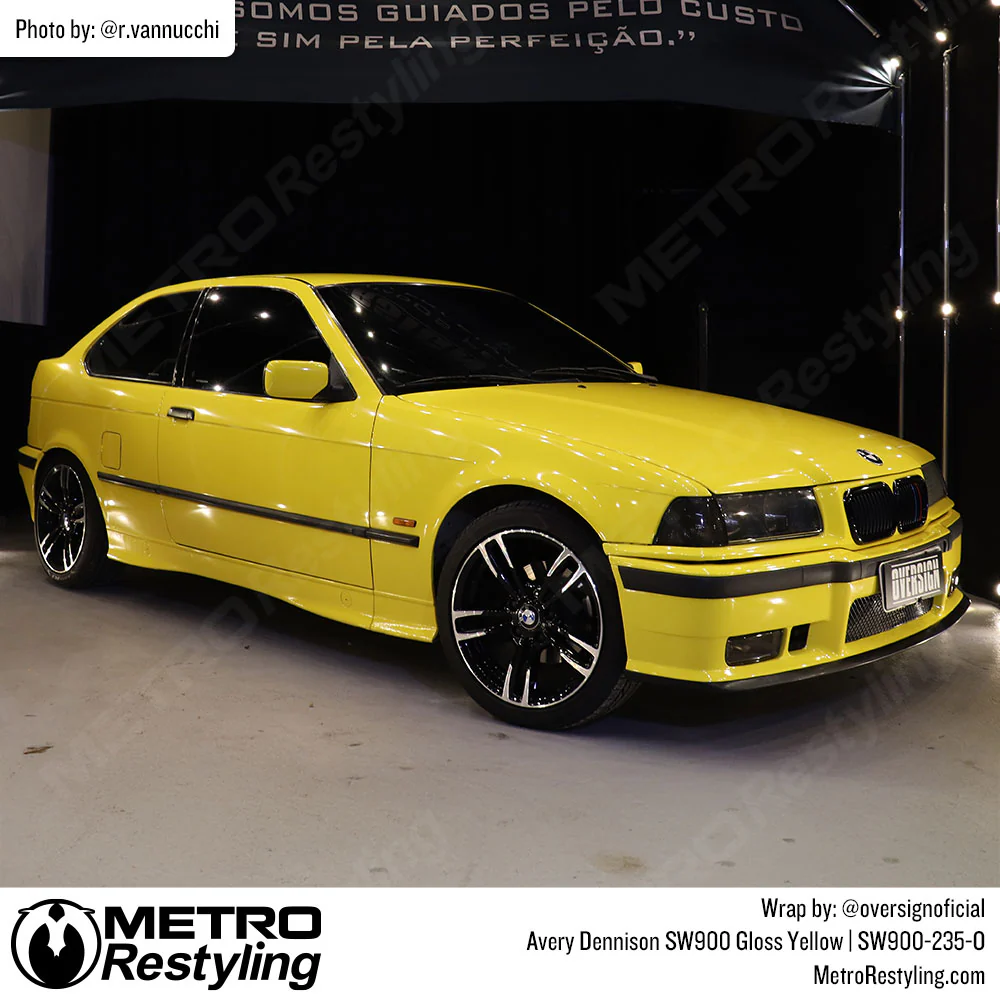 Avery Dennison SW900 Gloss Yellow Vinyl Wrap | SW900-235-O - Image 20