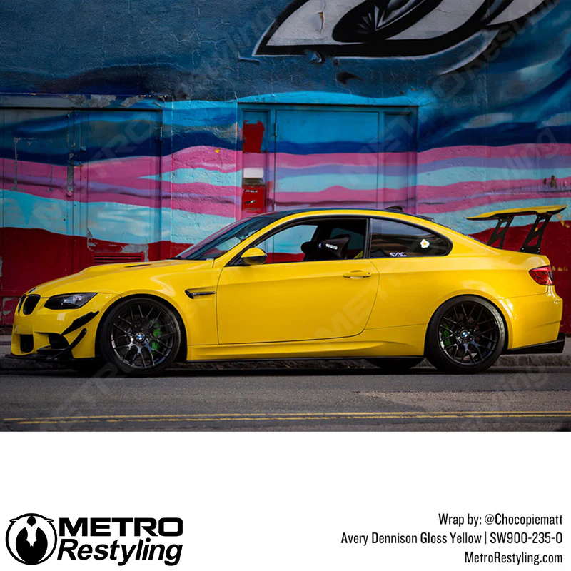 Avery Dennison SW900 Gloss Yellow Vinyl Wrap | SW900-235-O - Image 6
