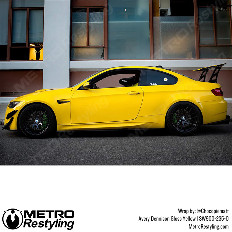Avery Dennison SW900 Gloss Yellow Vinyl Wrap | SW900-235-O - Image 7