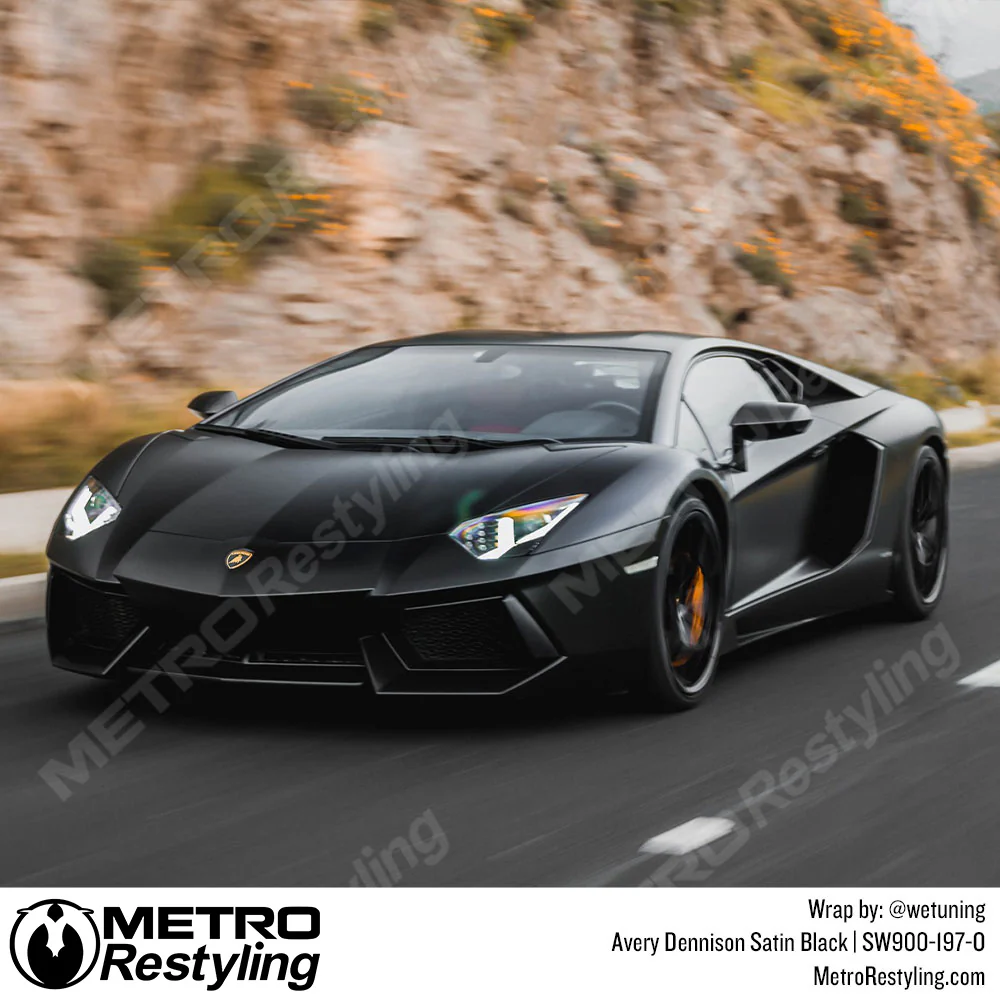 Avery Dennison SW900 Satin Black Vinyl Wrap | SW900-197-O - Image 15