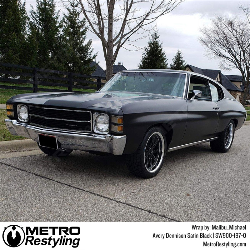 Avery Dennison SW900 Satin Black Vinyl Wrap | SW900-197-O - Image 18