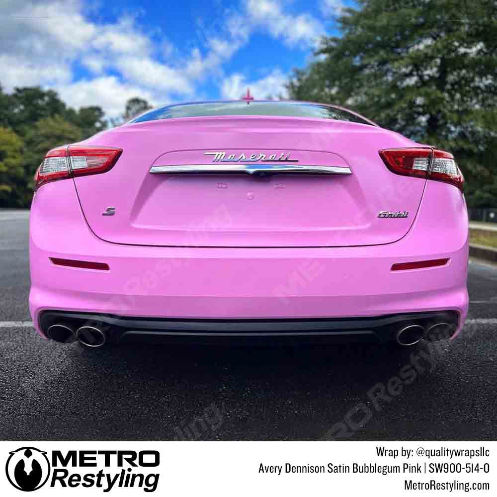 Avery Dennison SW900 Satin Bubblegum Pink Vinyl Wrap | SW900-514-O - Image 11