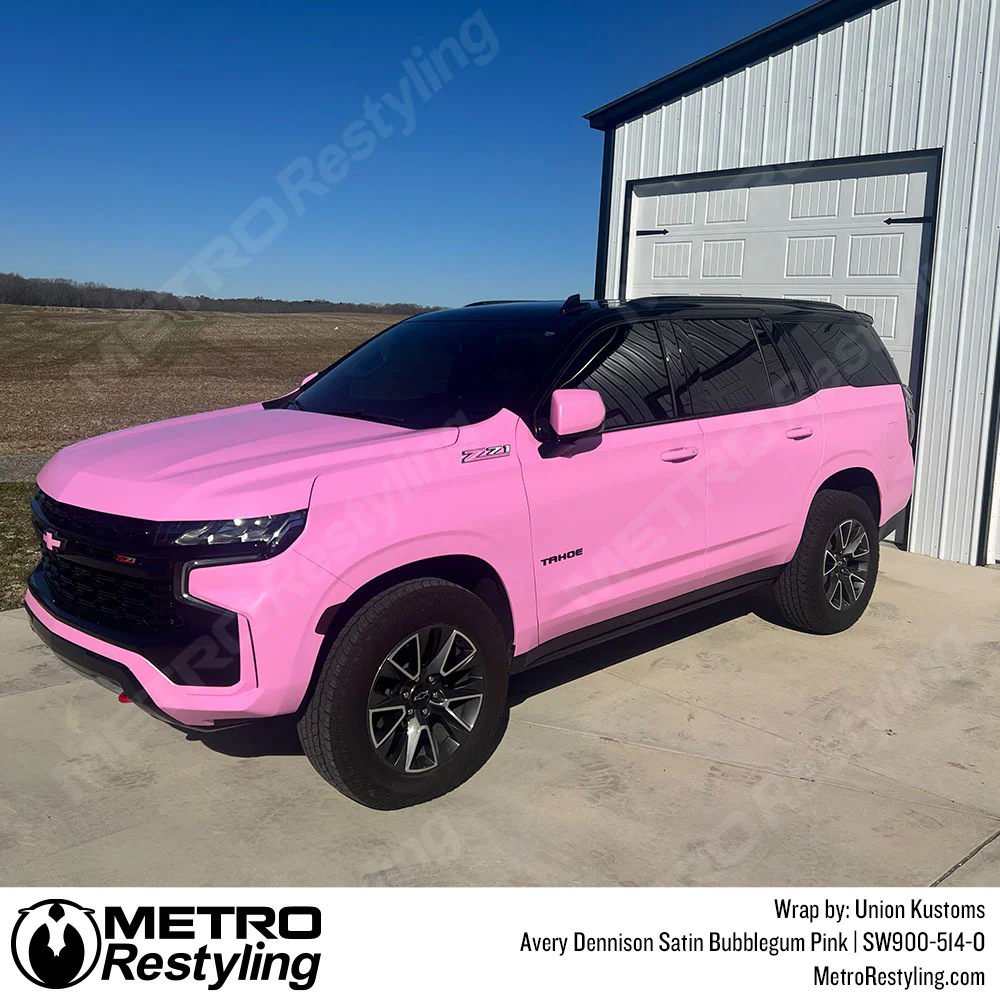 Avery Dennison SW900 Satin Bubblegum Pink Vinyl Wrap | SW900-514-O - Image 18