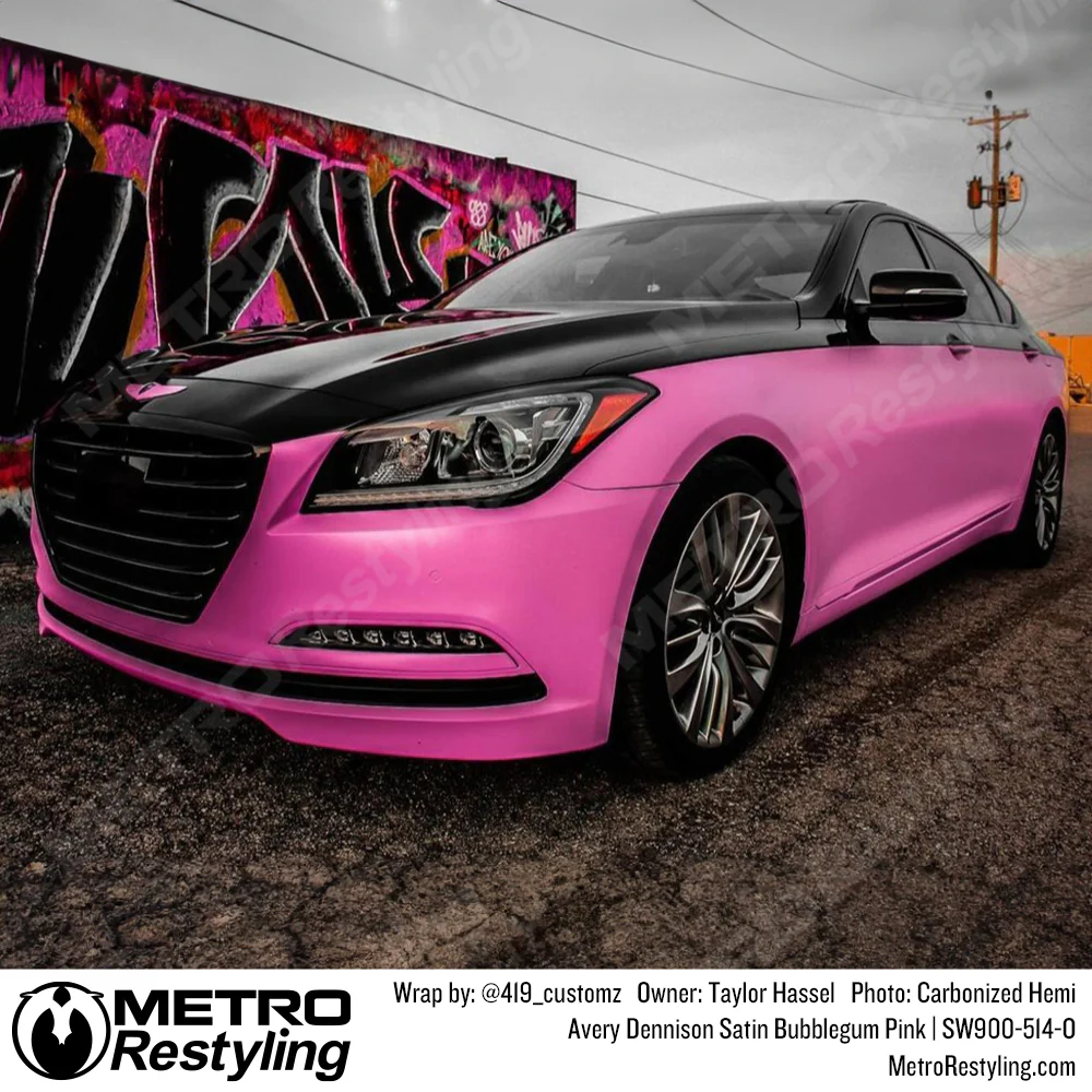 Avery Dennison SW900 Satin Bubblegum Pink Vinyl Wrap | SW900-514-O - Image 22