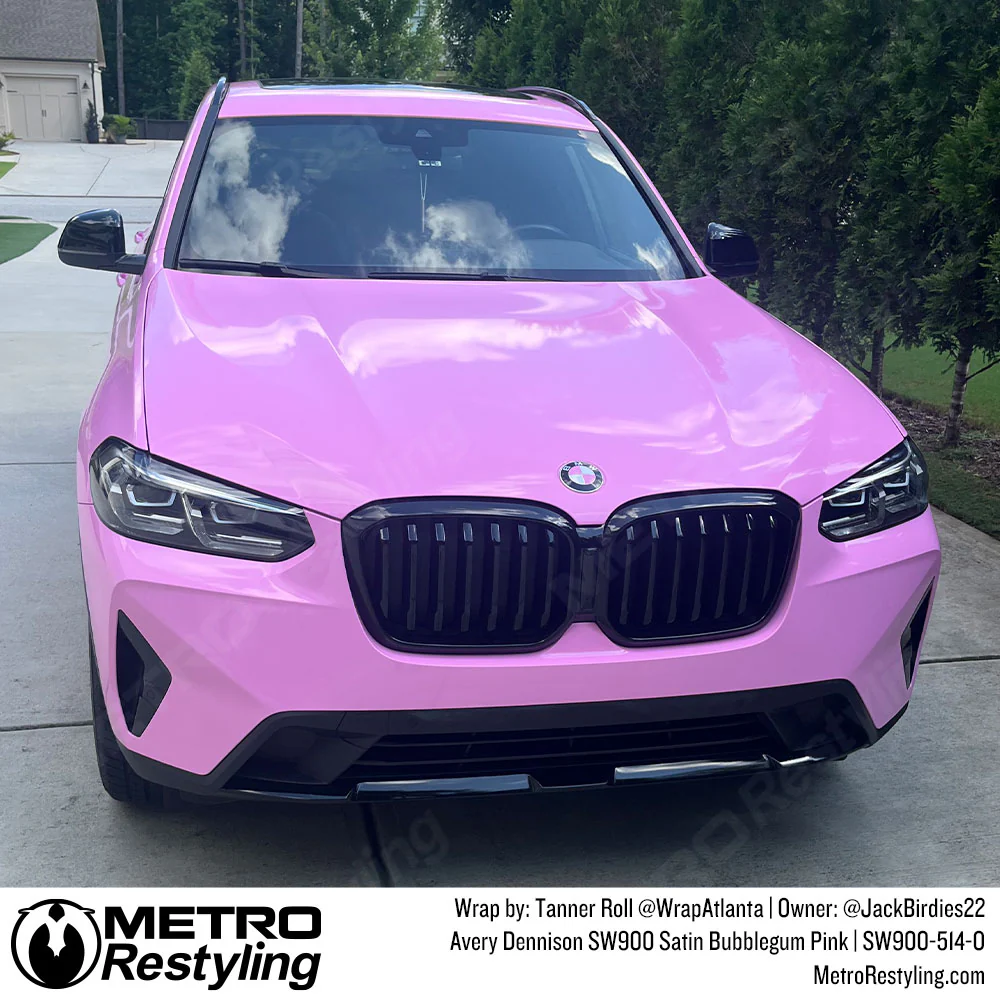 Avery Dennison SW900 Satin Bubblegum Pink Vinyl Wrap | SW900-514-O - Image 26