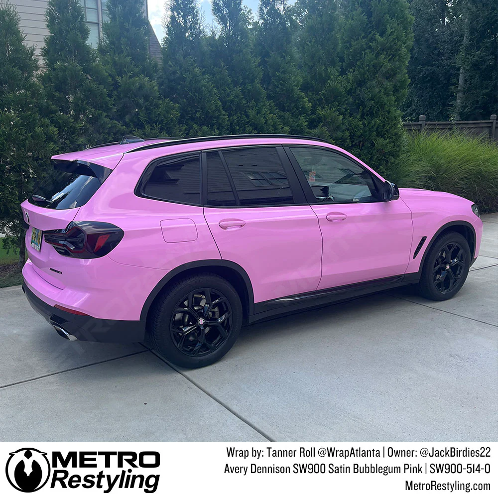 Avery Dennison SW900 Satin Bubblegum Pink Vinyl Wrap | SW900-514-O - Image 27