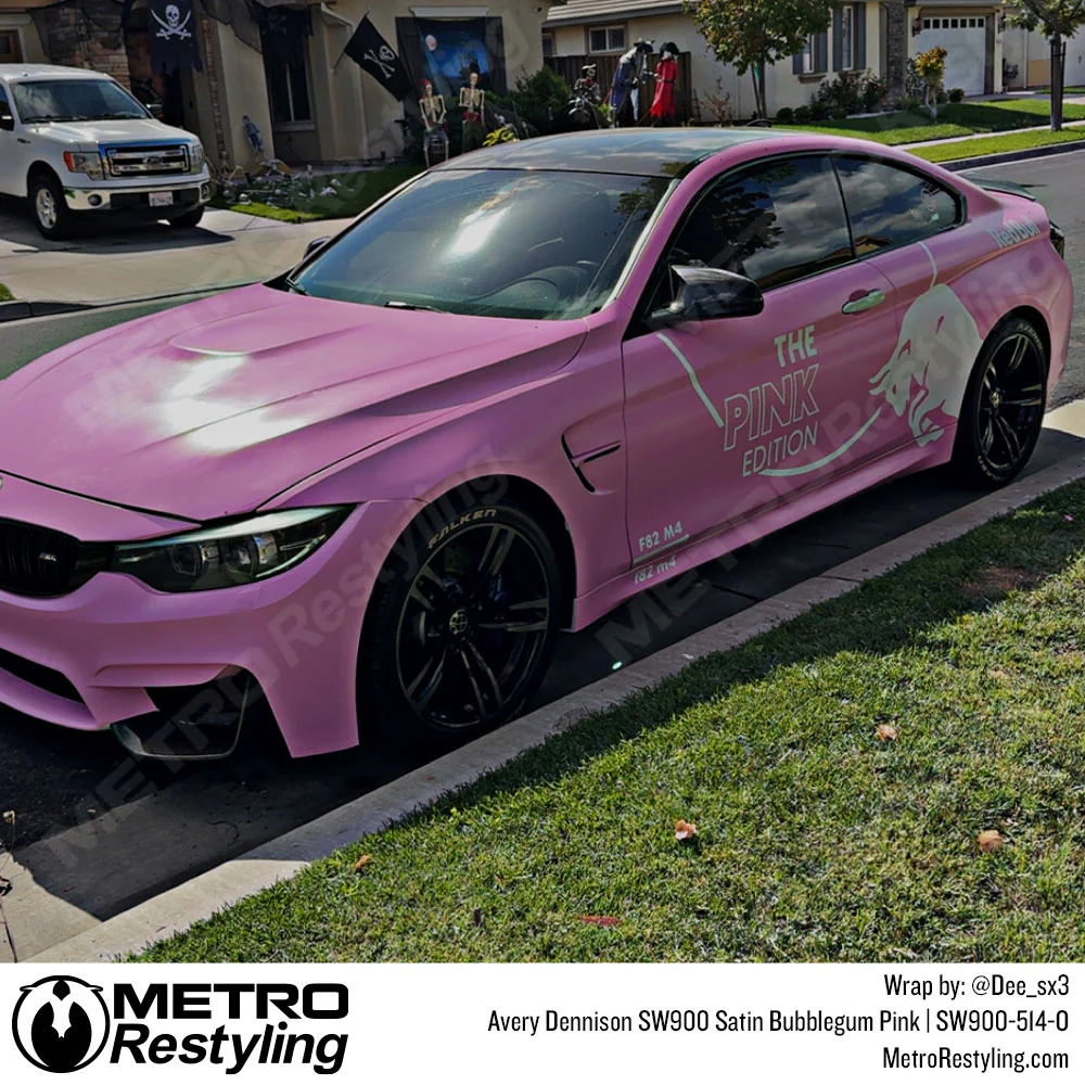 Avery Dennison SW900 Satin Bubblegum Pink Vinyl Wrap | SW900-514-O - Image 28