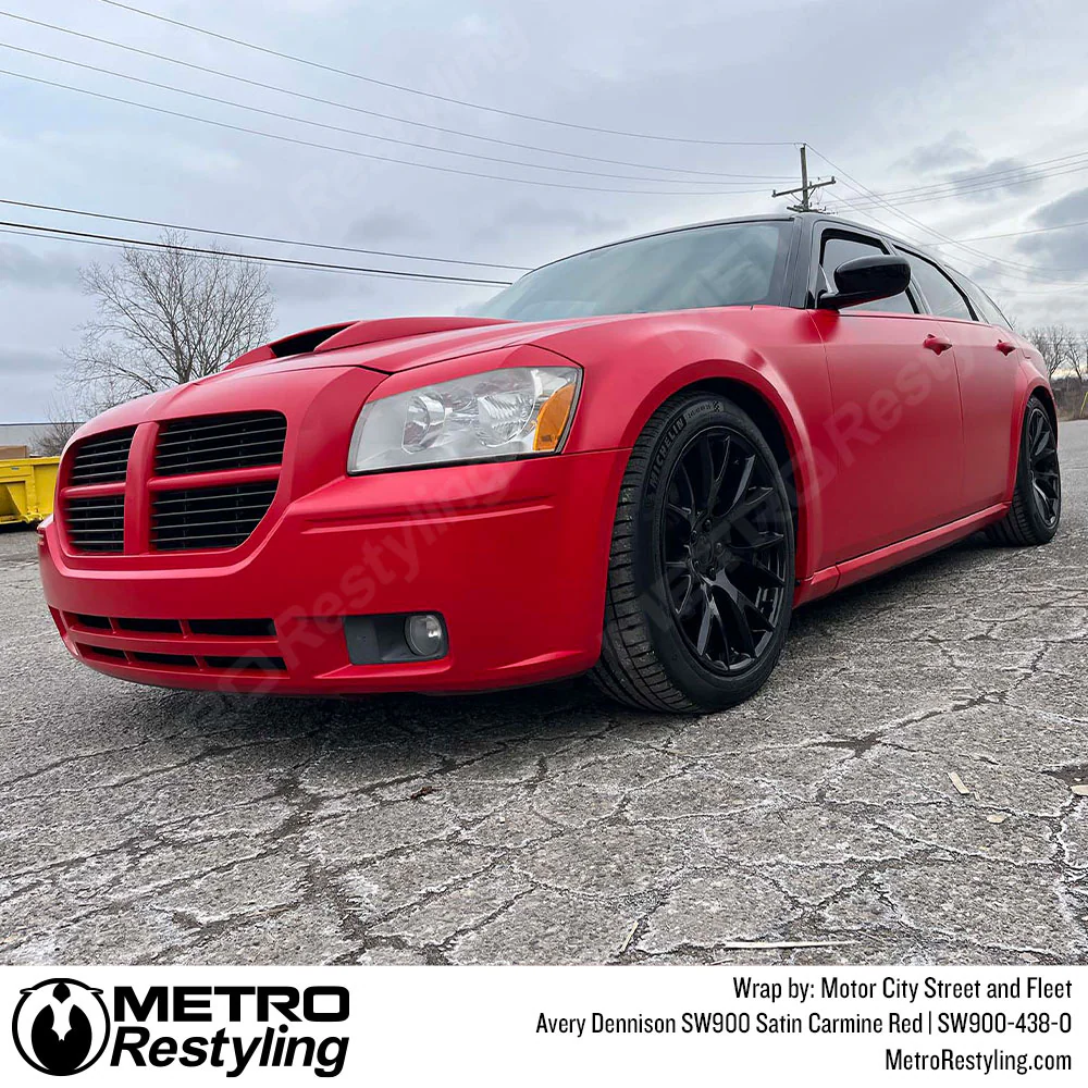 Avery Dennison SW900 Satin Carmine Red Vinyl Wrap | SW900-438-O - Image 14