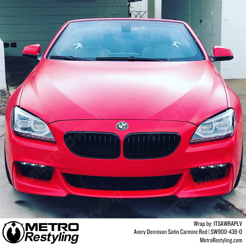 Avery Dennison SW900 Satin Carmine Red Vinyl Wrap | SW900-438-O - Image 6