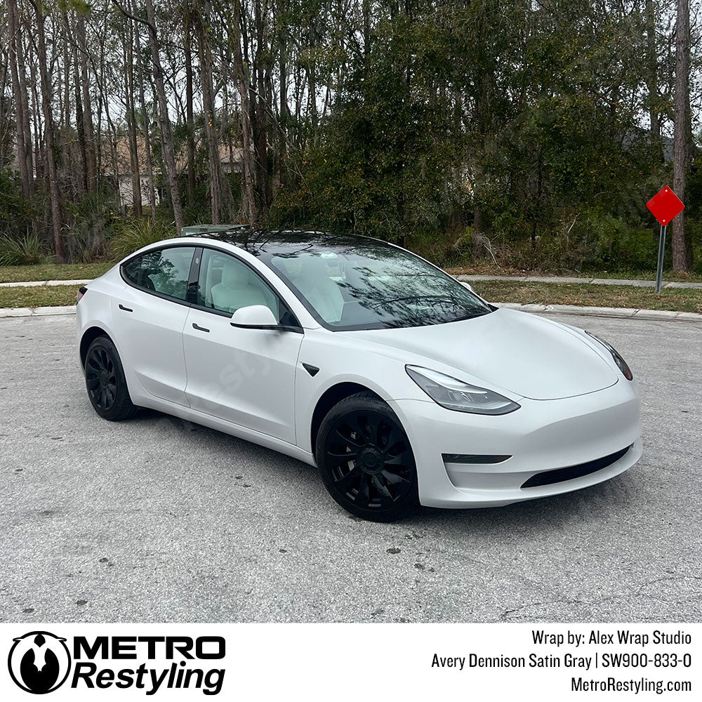 Avery Dennison SW900 Satin Gray Vinyl Wrap | SW900-833-O - Image 3