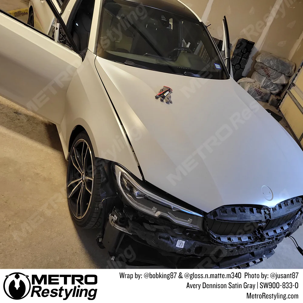 Avery Dennison SW900 Satin Gray Vinyl Wrap | SW900-833-O - Image 5