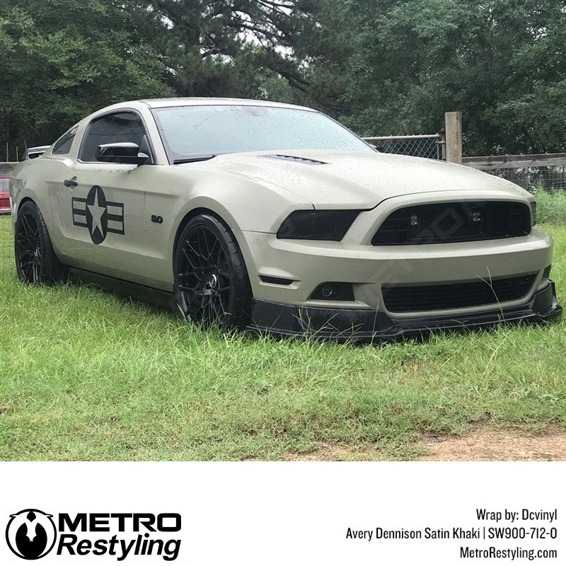 Avery Dennison SW900 Satin Khaki Green Vinyl Wrap | SW900-712-O - Image 11