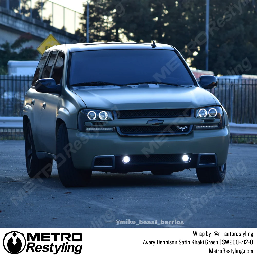 Avery Dennison SW900 Satin Khaki Green Vinyl Wrap | SW900-712-O - Image 13