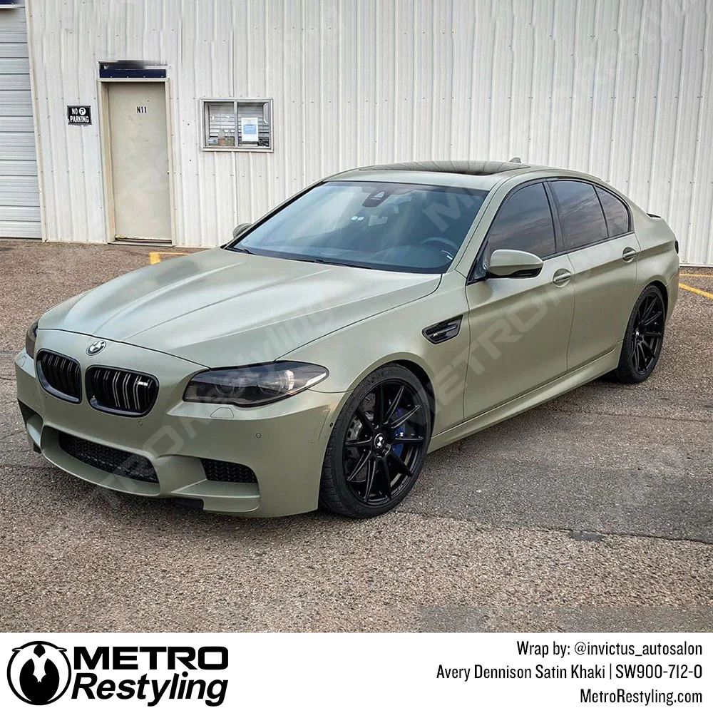 Avery Dennison SW900 Satin Khaki Green Vinyl Wrap | SW900-712-O - Image 8