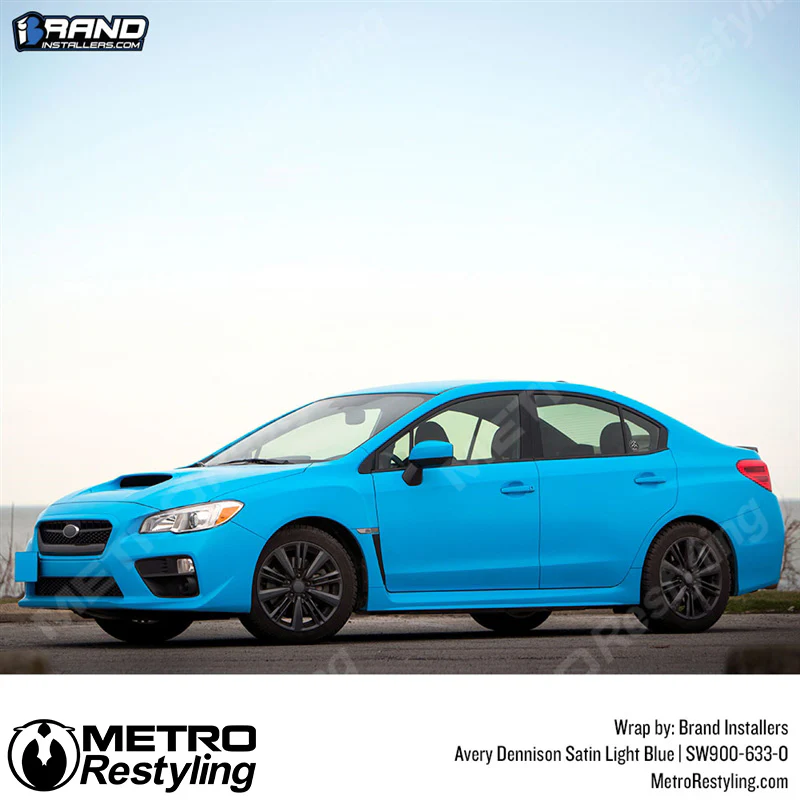 Avery Dennison SW900 Satin Light Blue Vinyl Wrap | SW900-633-O - Image 13