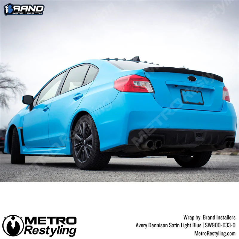 Avery Dennison SW900 Satin Light Blue Vinyl Wrap | SW900-633-O - Image 14